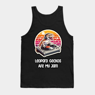 Leopard Gecko Music Pun Tank Top